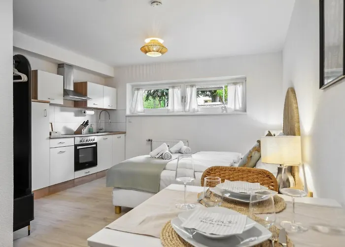 Apartmán Casas Oasis - Mit Einzel- & Doppelbetten Bad Füssing